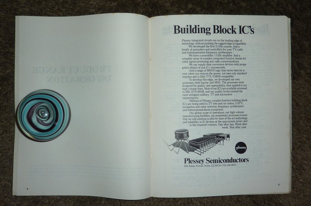 Plessey Semiconductors ECL Gate Array Subnanosecond System Design Handbook 1981