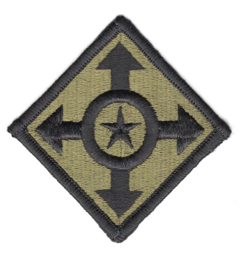 Army Patch: Adjutant General Center & School - subdued, merrowed edge