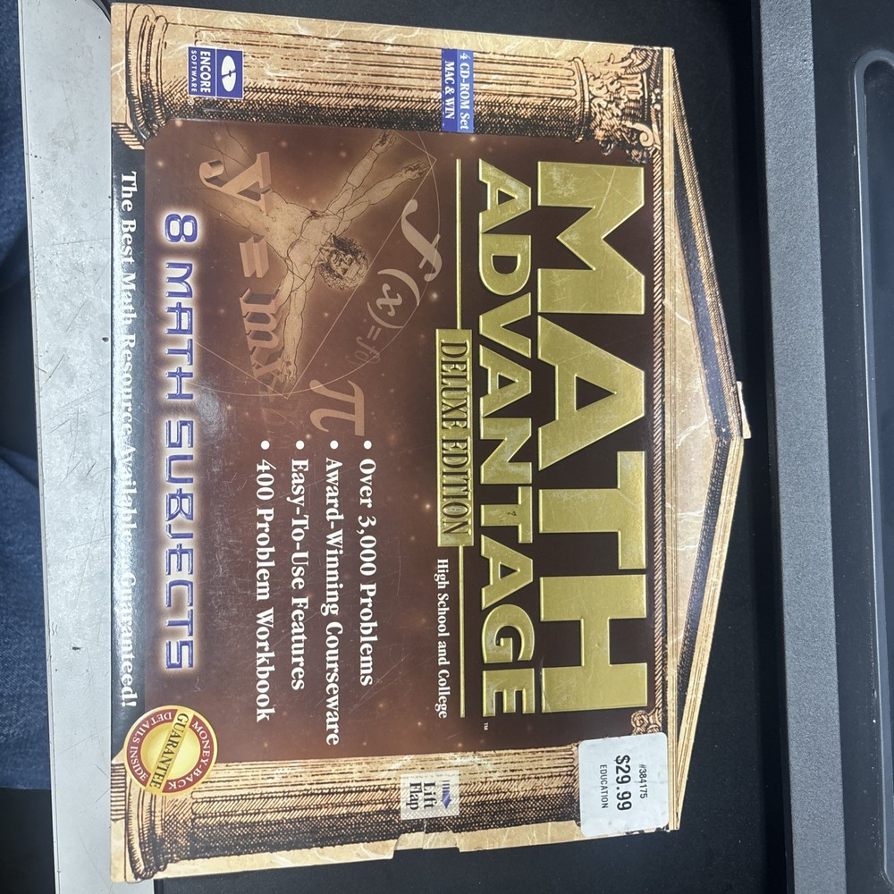 Math Advantage Deluxe Edition CD-ROM Pre-Algebra & Pre-Calculus + Complete Set