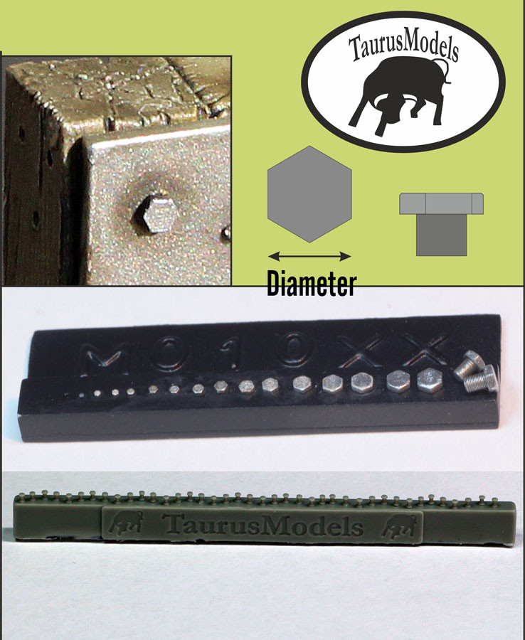 Taurus Hexagonal Nuts #Diameter: 1.5mm (27pcs)