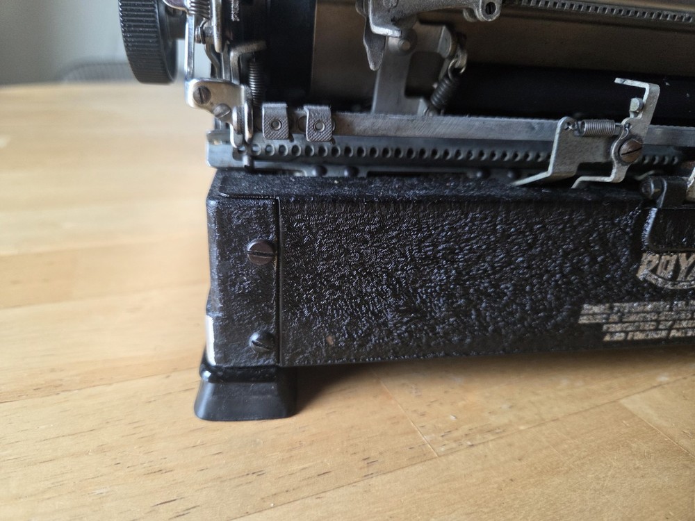 Royal Quiet De Lux Model A Portable Typewriter Refurbished Working