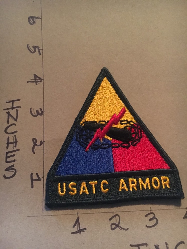 US Army USATC Armor Patch 4/24/25
