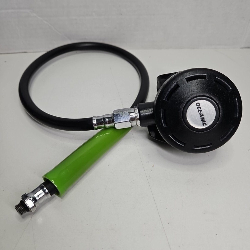 Oceanic Alpha Octo Primary Second 2nd Stage Regulator Scuba Dive Black