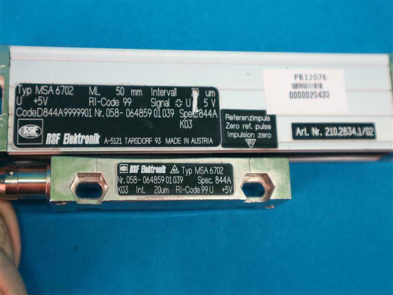 RSF Elektronik Typ MSA 6702 ML 50mm Linear Encoder Expedited Shipping