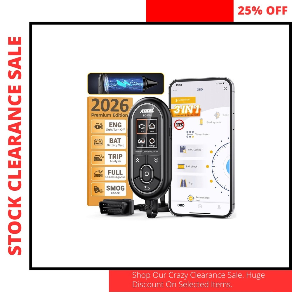 Bluetooth OBD2 Scanner ANCEL BD310 Car Diagnostic