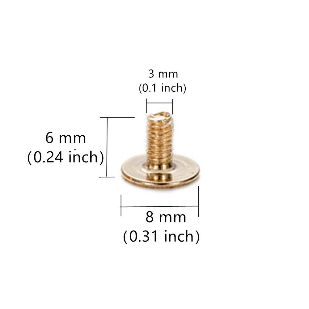 Flat Head Cone Rivets Studs 25pcs Metal Cone Studs Rivets With Screwback Nailhea