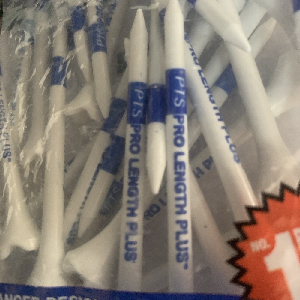 NEW Pride Performance Plastic Tee System, 3-1/4 inch- 30 Count (Blue)