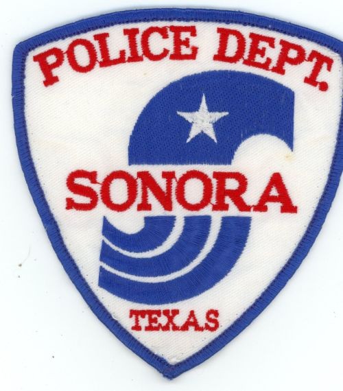 TEXAS TX SONORA POLICE NICE SHOULDER PATCH SHERIFF