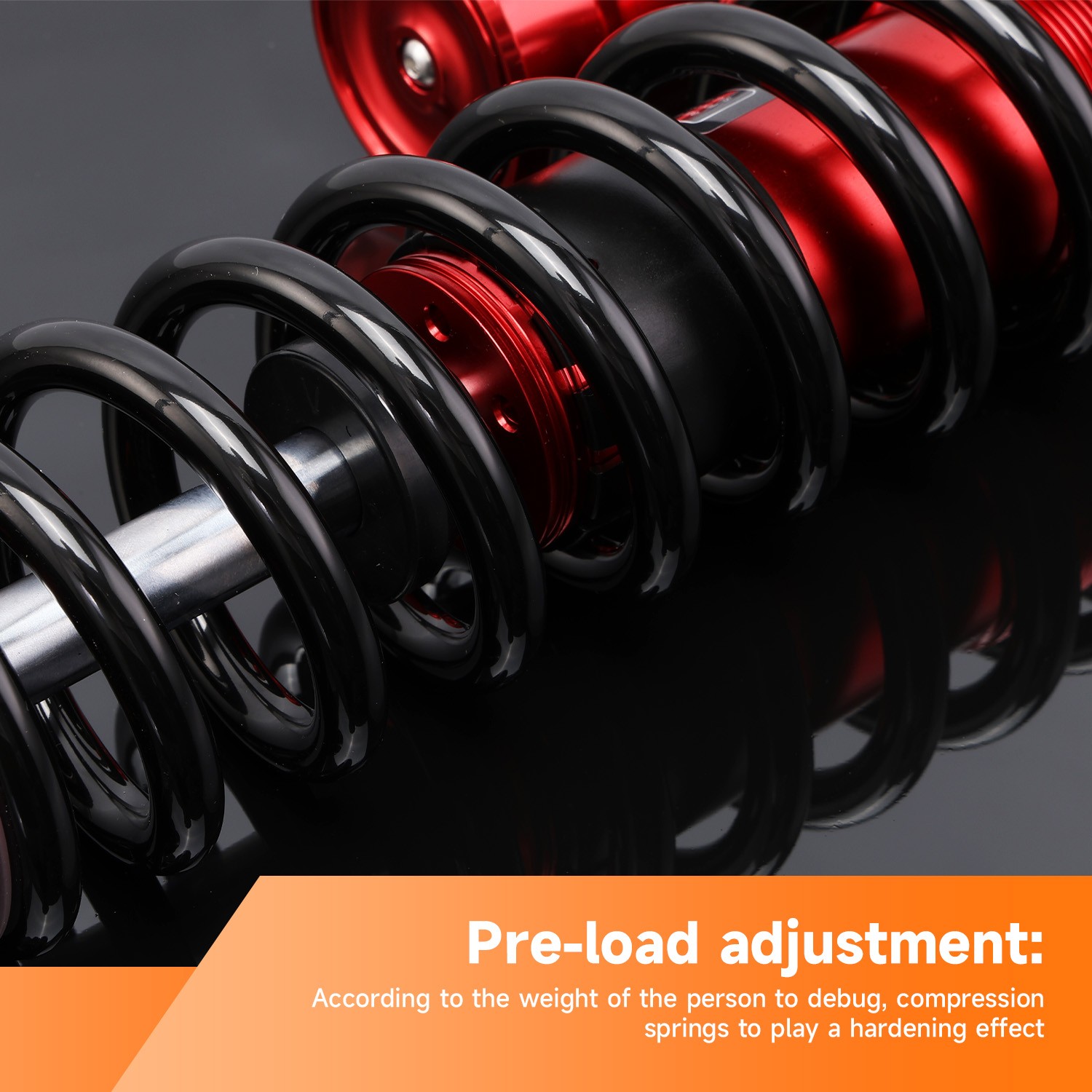 ADJUSTABLE STAGE 3 FRONT AIR SHOCKS ABSORBERS FOR HONDA SPORTRAX 300EX TRX300EX