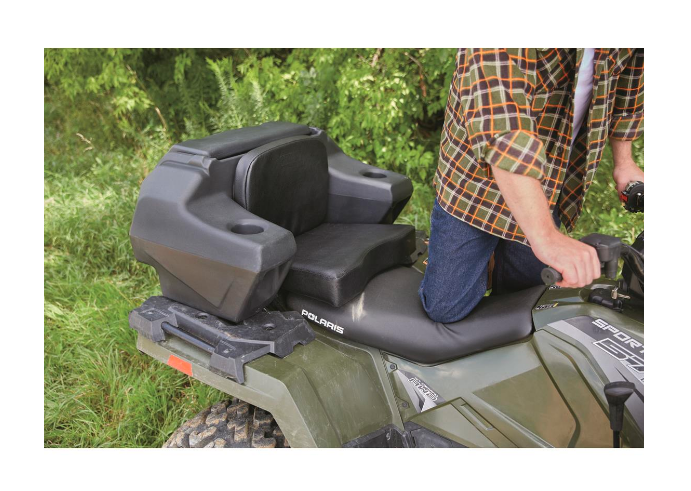 ATV Seat Backrest Storage 4 Wheeler Locking Padded Waterproof Rear Hatch Chair