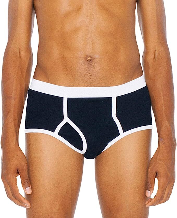 American Apparel Men's Baby Rib Brief 12 pk assorted 100% cotton