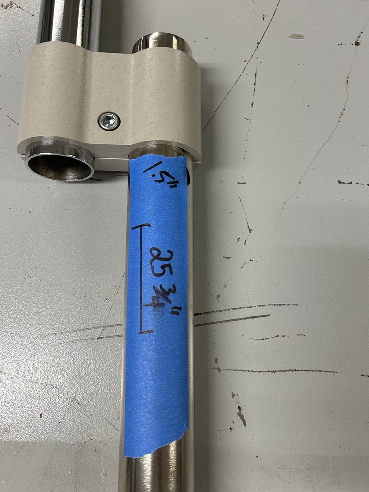 Dental Light Post And Butterfly Clamp