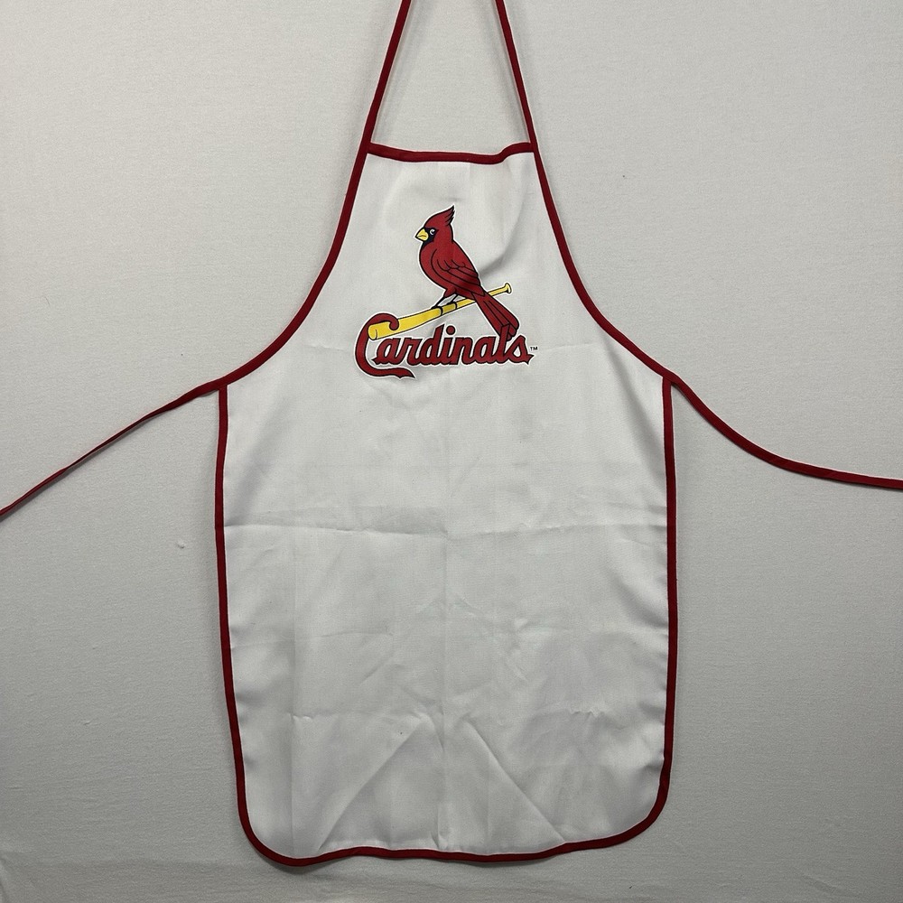 Cardinal Baseball Full Apron Bbq Grillin’ Burgers