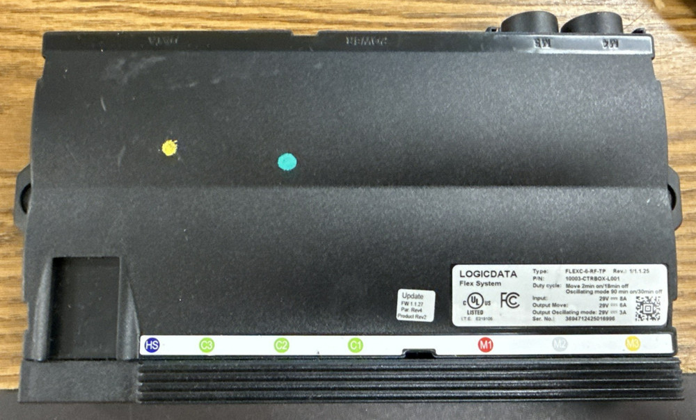 Tempur-Pedic FLEXC-6-RF-TP LogicData Flex System Control Box 10003-CTRBOX-L001