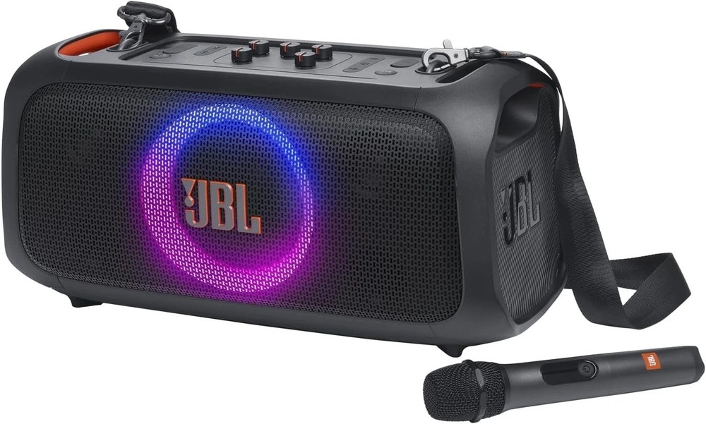 JBL PartyBox On-The-Go Essential Bluetooth Party Speaker – Black (Open Box)