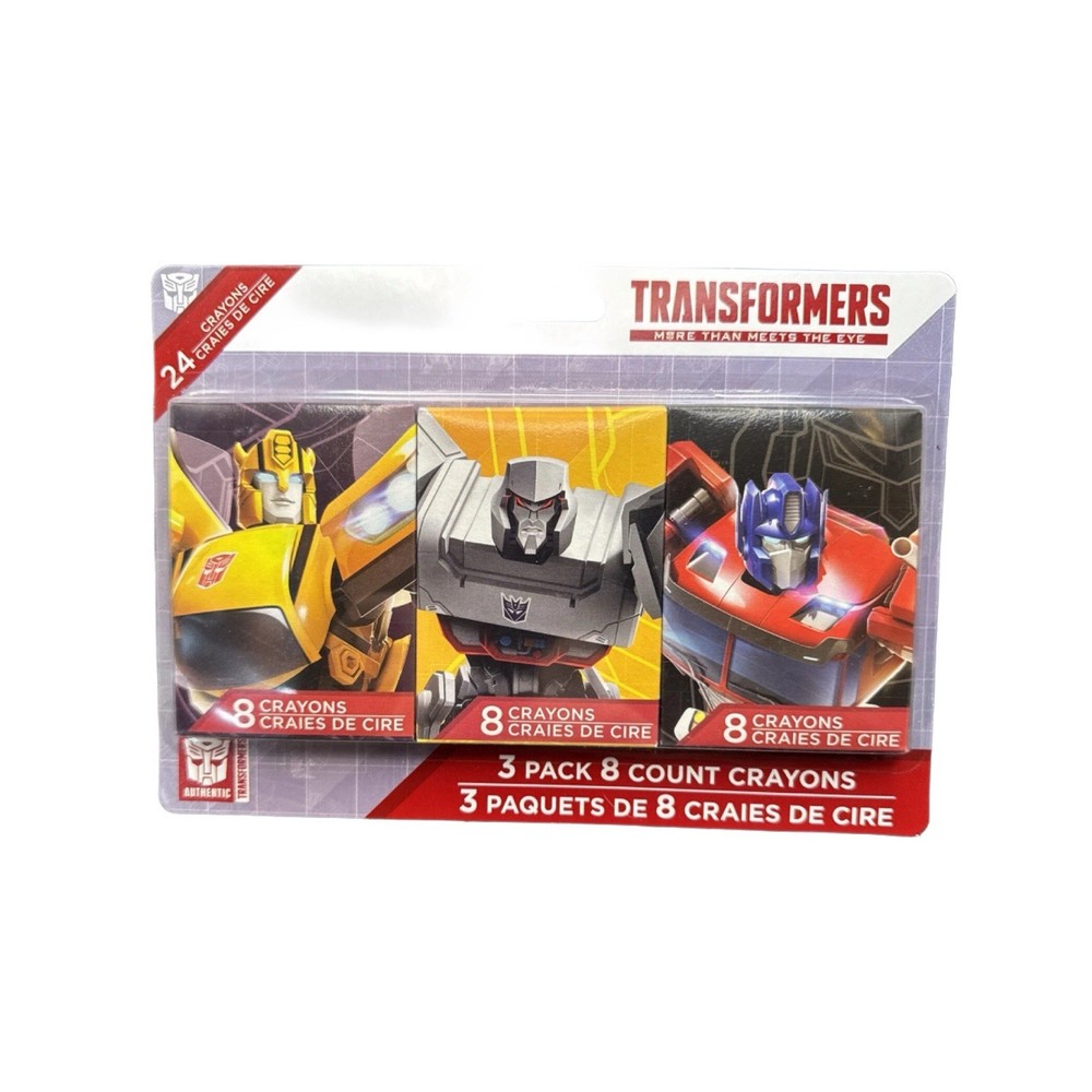 New Transformers 24-Pack Crayons 🖍️ 🔥