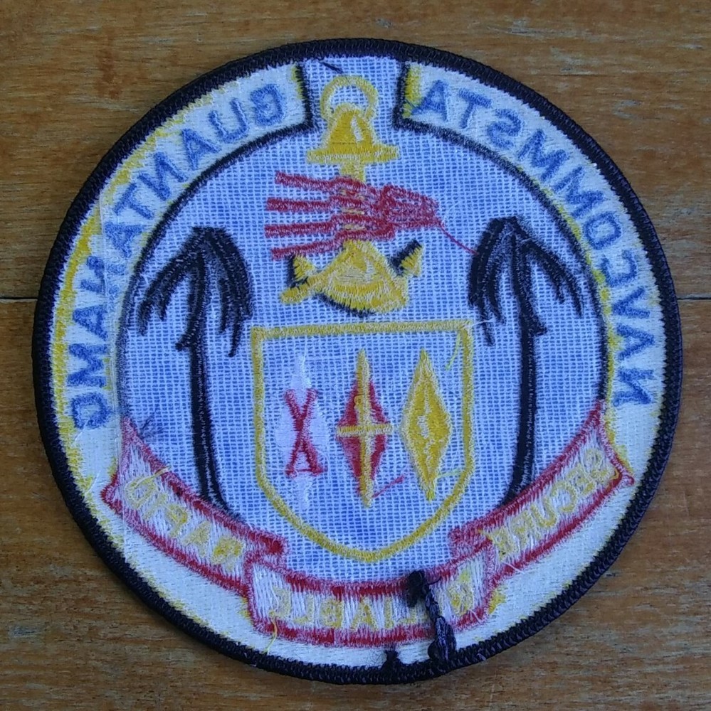 Naval Communication Station US Navy Base Guantanamo NAVCOMMSTA USN Patch