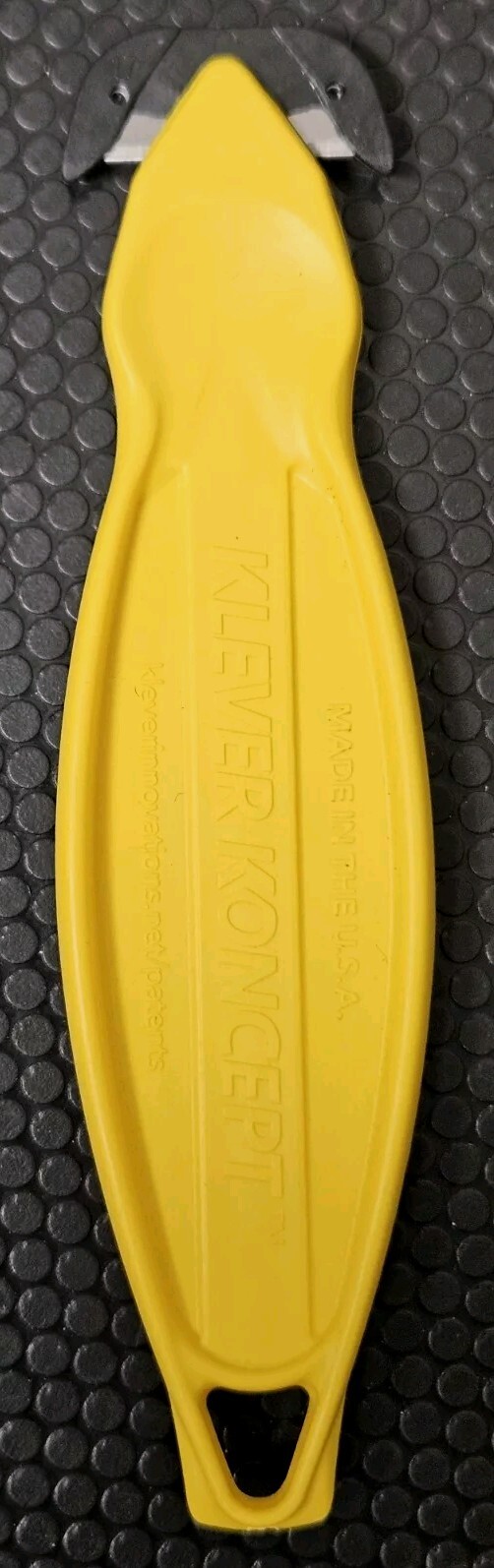 3x (N.O.S) Yellow Klever Koncepts Safety Cutter 5¾" Long