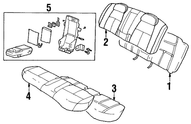 Genuine GM Armrest Assembly 16837674