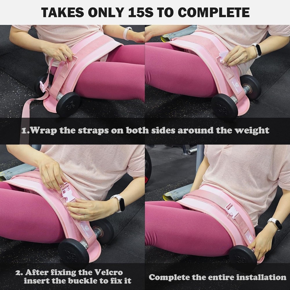 Sleek & Stylish Hip Thrust Belt - Maximum Support for Effective Glute Training