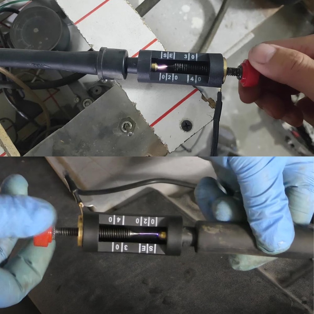 ZNDAW Spark Plug Tester, Adjustable Engine Ignition System Diagnostic Test...