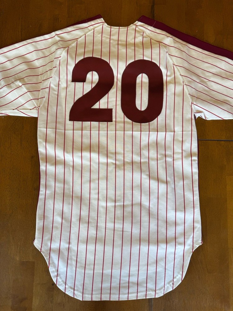 Mike Schmidt Full Name Signed Autographed Mitchell & Ness Jersey JSA COA