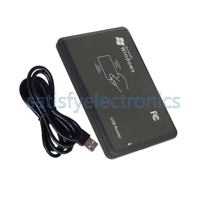 125Khz USB RFID Contactless Proximity Sensor Smart ID Card Reader EM4100
