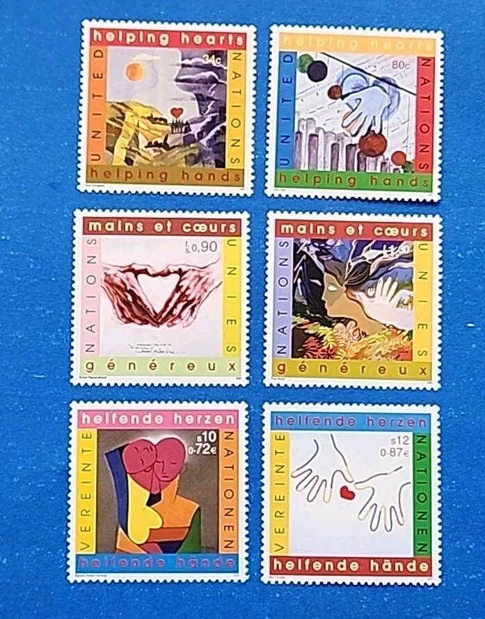 United Nation's Stamps, Scott 793-794 Complete Sets MNH