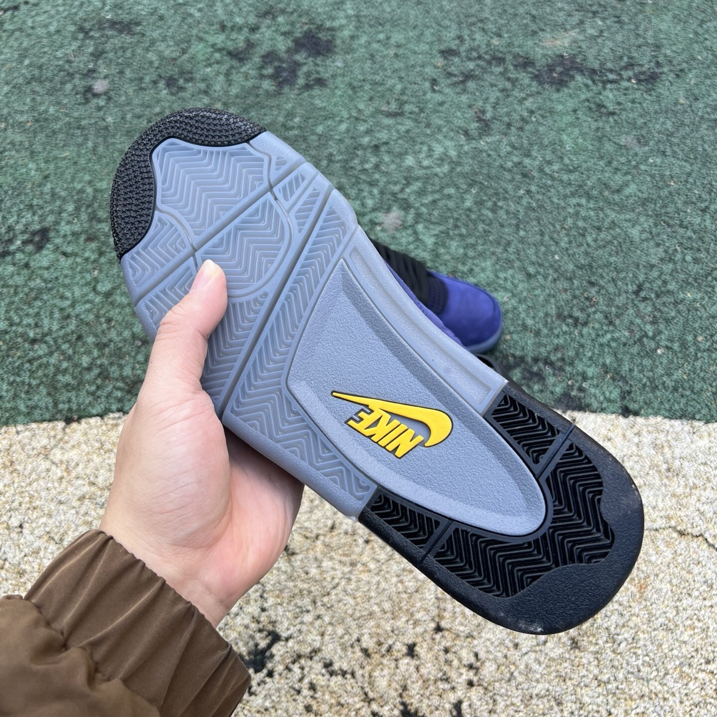 AJ 4 Retro Lakers FV5029-500 Men's Shoe Sizes 4-13