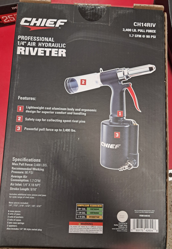 Chief Hydraulic Riviter CH14RIV