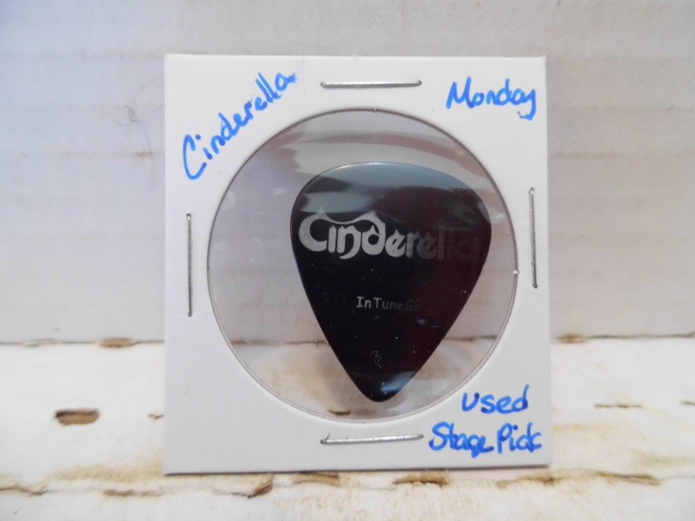 CINDERELLA "MONDAY" USED GUITAR PICK~READ DESCRIPTION #21~7