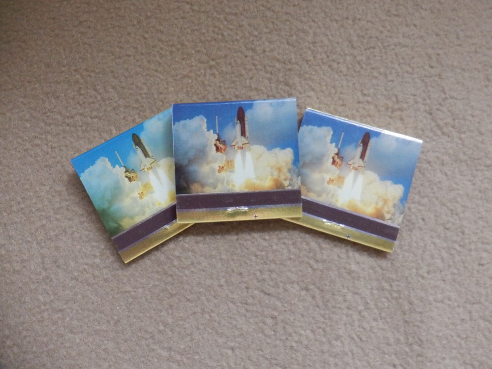 Space Shuttle Matchbooks