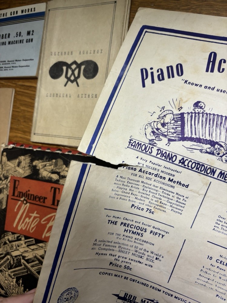 WW2 Manuals & Paper Lot