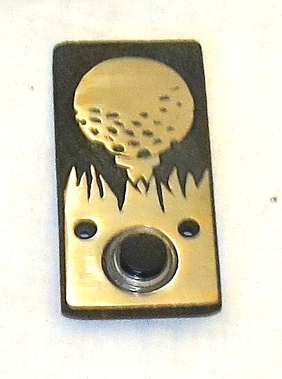 Paul Strauch Studio Door Bell Ringer Push Golf Ball