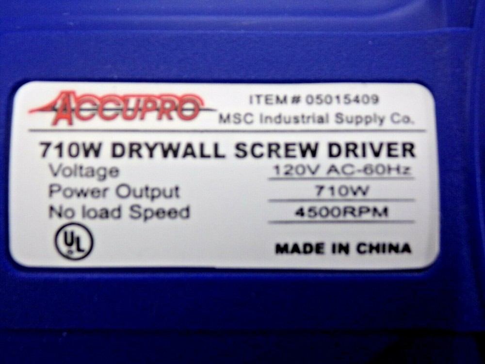 Accupro Drywall Screwdriver Electric Drill (RC)