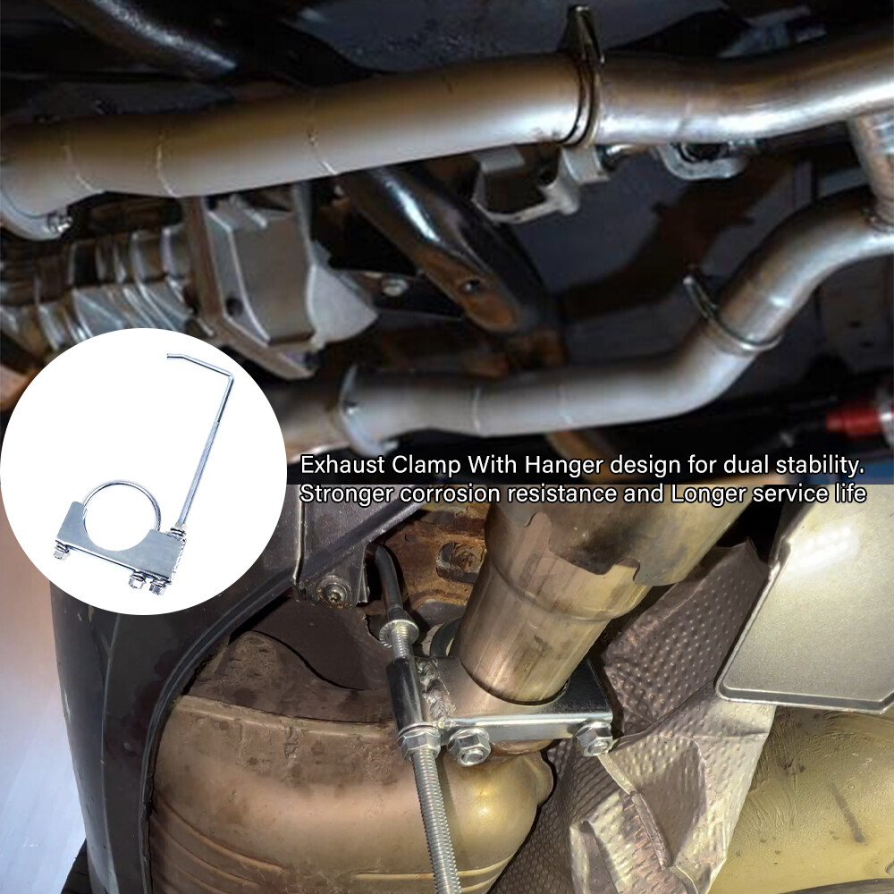 NEW 2.5" Universal Adjustable Clamp-On Exhaust Hanger Fits 2-1/2" Exhaust Pipe