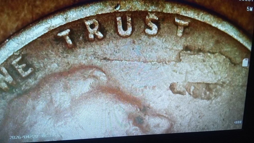 1923 S Lincoln Cent Wheat Cent Error Lamination