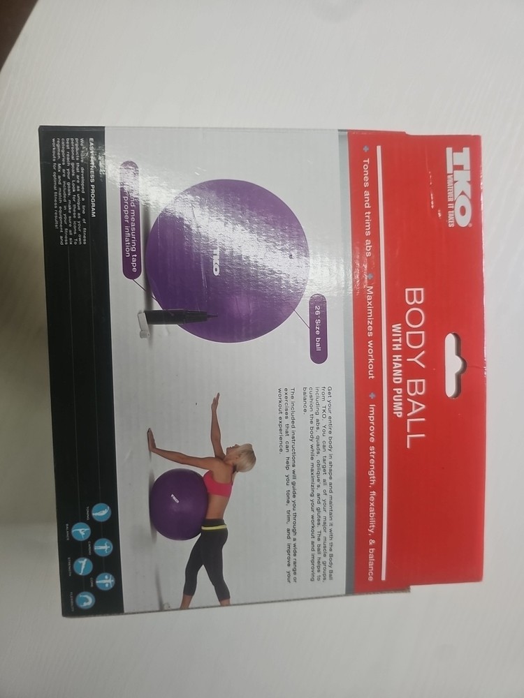 Body Ball With Hand Pump New With Opened Box