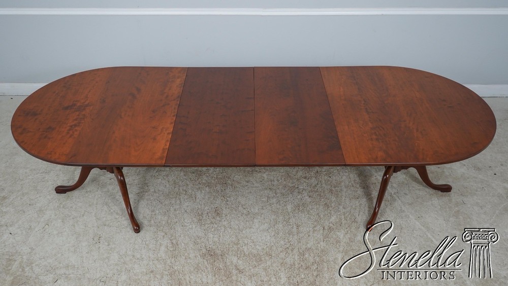 L60662: ELDRED WHEELER Cherry Bench Made Dining Room Table