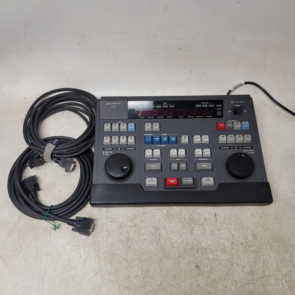 Hitachi VL-EC10(U) Editing Control Unit Professional Quality with Data Cables