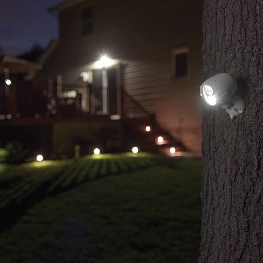 Mr. Beams 200-Lumen Networked LED Wireless Motion Sensing Spotlight System