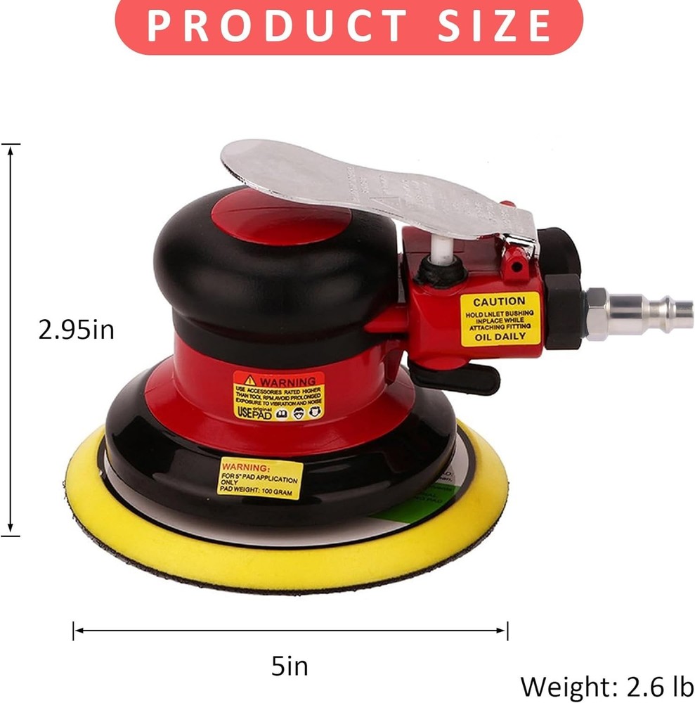 Professional Palm Sander, Low Vibration, Heavy Duty