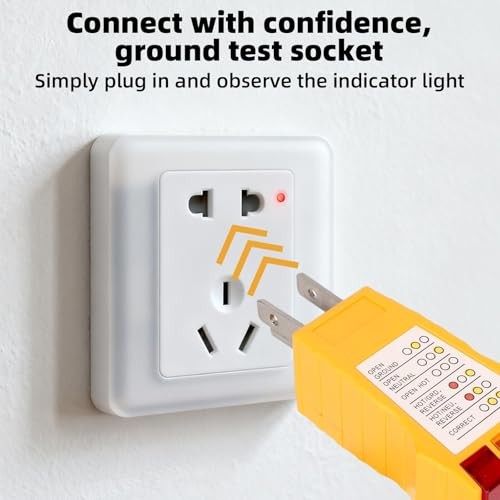 2pcs Outlet Tester, Socket Plug inTester for Standard North American AC