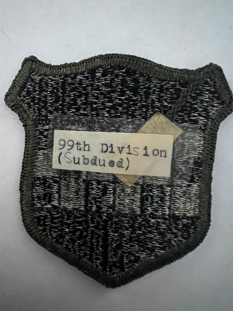 99th Division Subdued US Army Patch