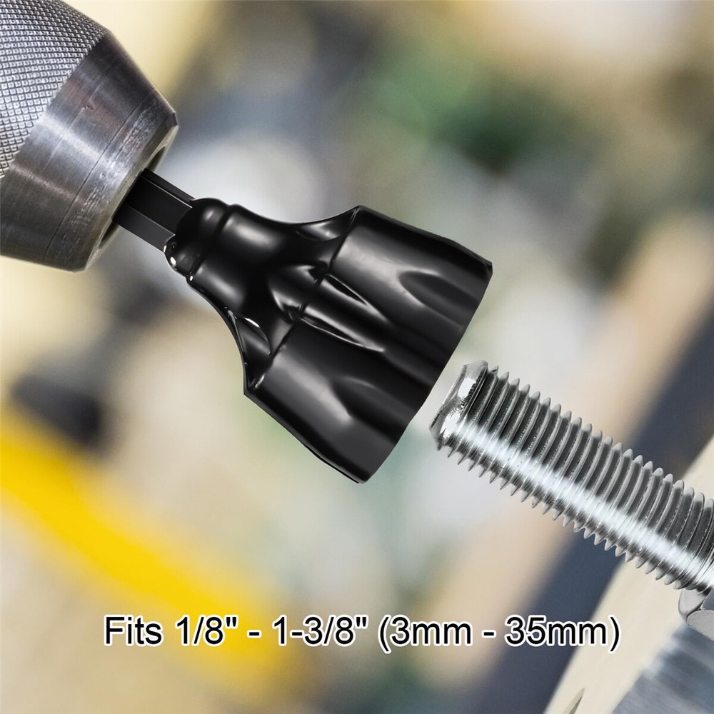 2 PC Deburring Chamfer Tool Set External Internal Rotary 5 Flute Countersink 82°