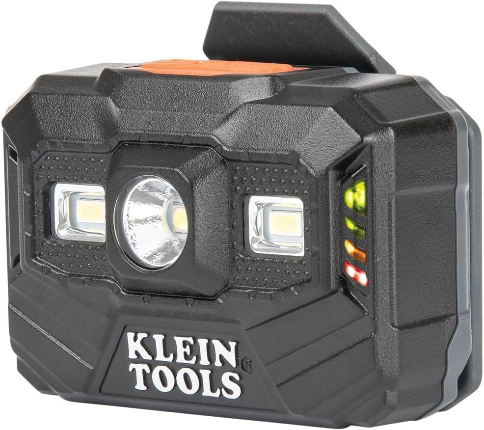 Klein Tools 56062 Rechargeable LED Headlamp / Worklight for One Size, Black