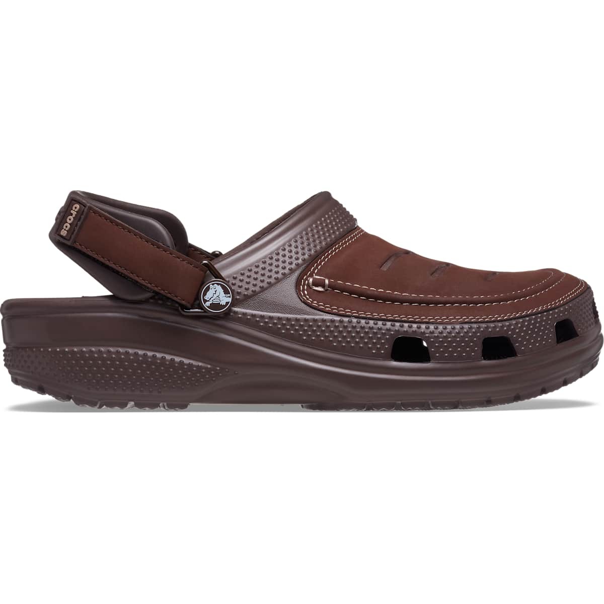 Crocs Men's Yukon Vista LR Clogs – LiteRide Foam, Adjustable Strap, Faux Leather
