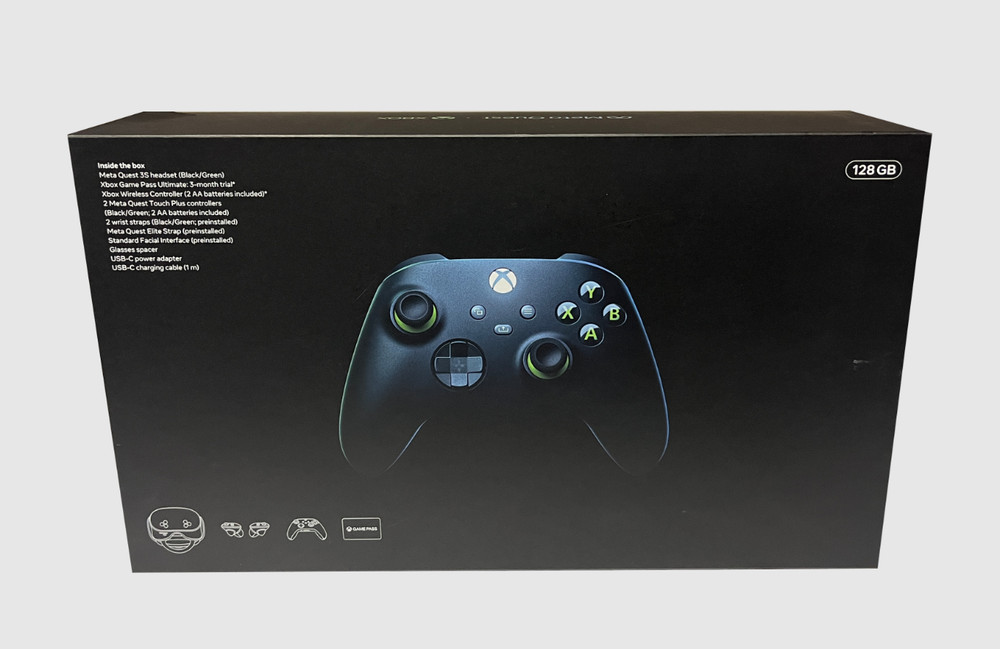 NEW Meta Quest 3s XBOX Limited Edition VR Headset + Wireless Xbox Controller