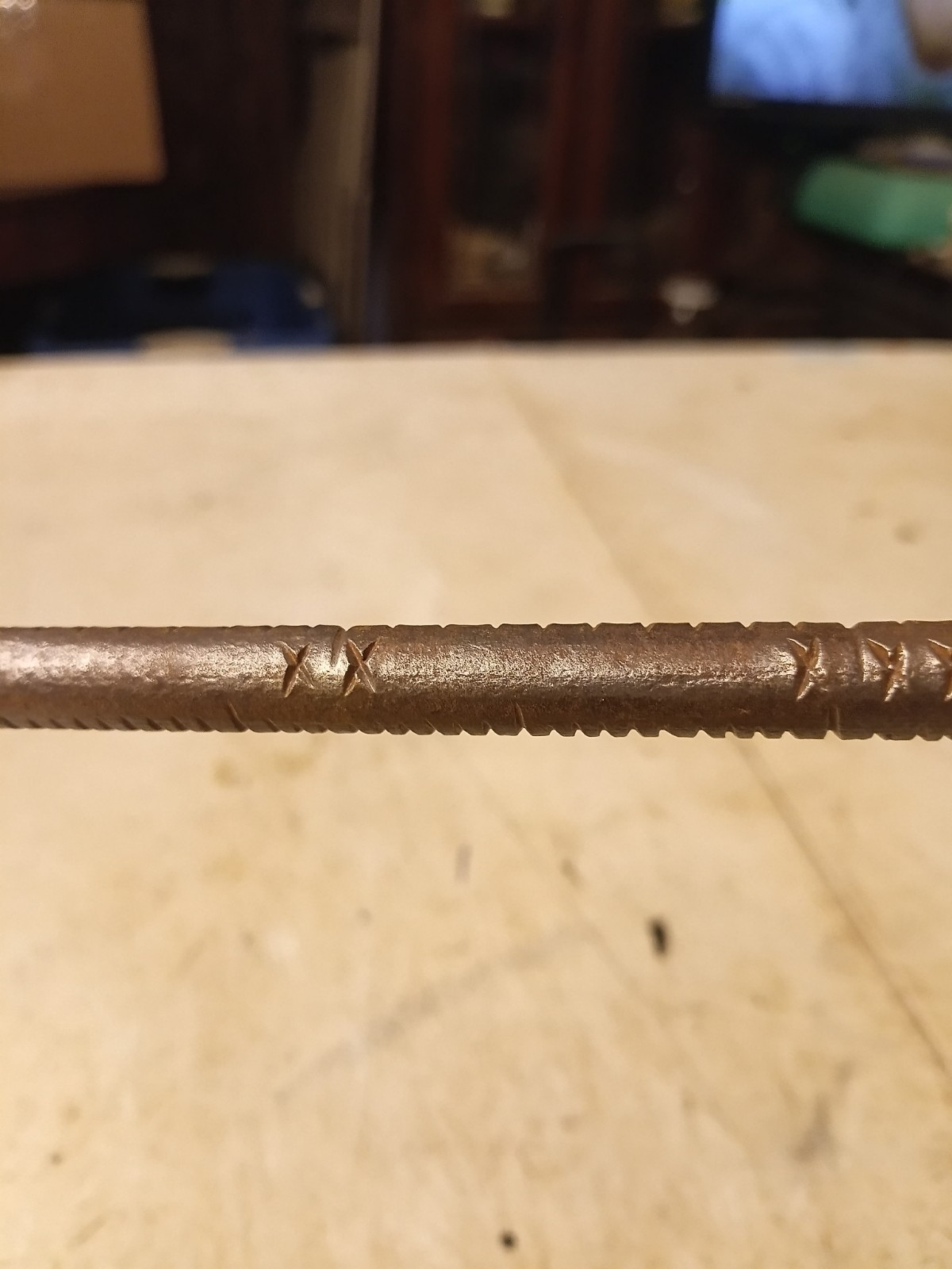 Antique Steelyard Scales With Roman Numerals Steel Primative