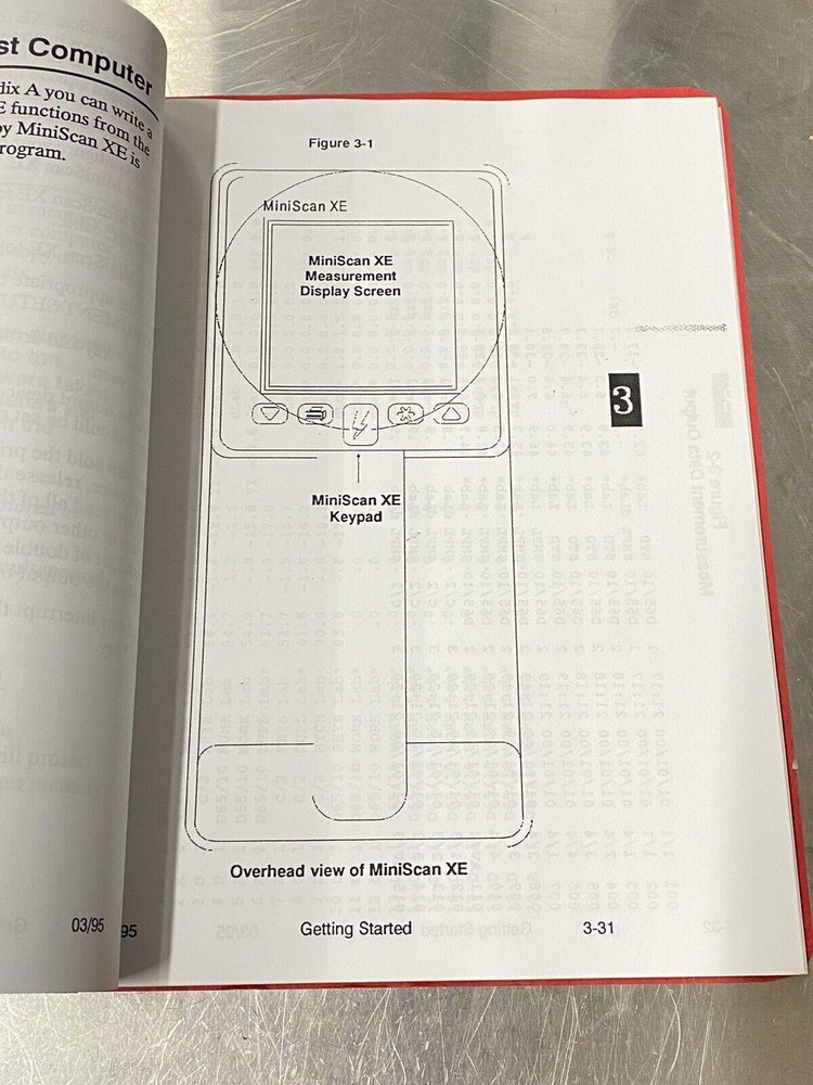 HunterLab MiniScan XE - Users Manual / Guide / Instructions